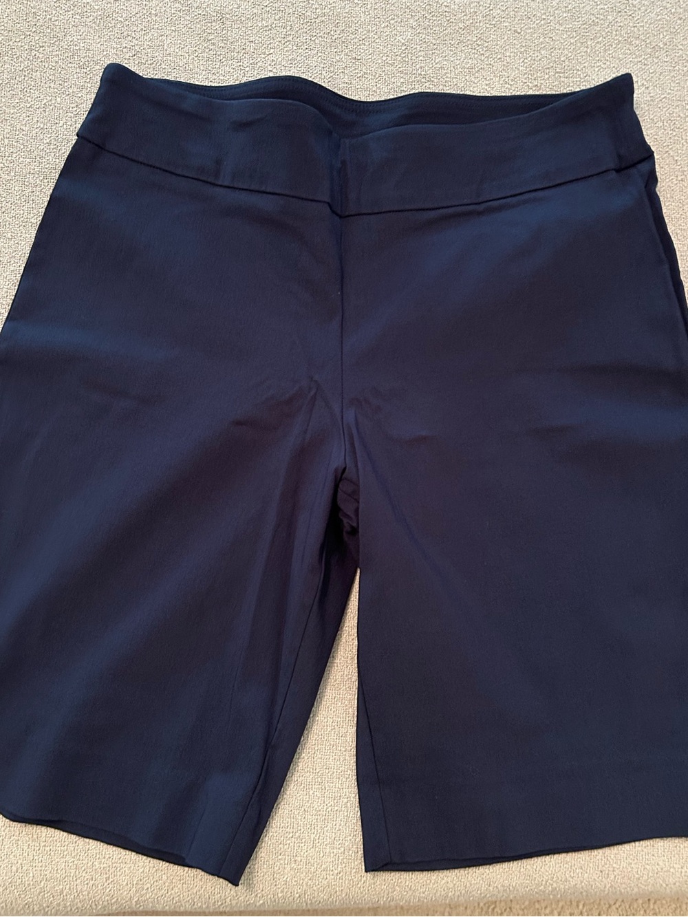 Ruby Rd. Dark Navy Stretch Capris